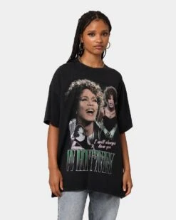 Whitney Houston Always Love You T-Shirt Black Wash