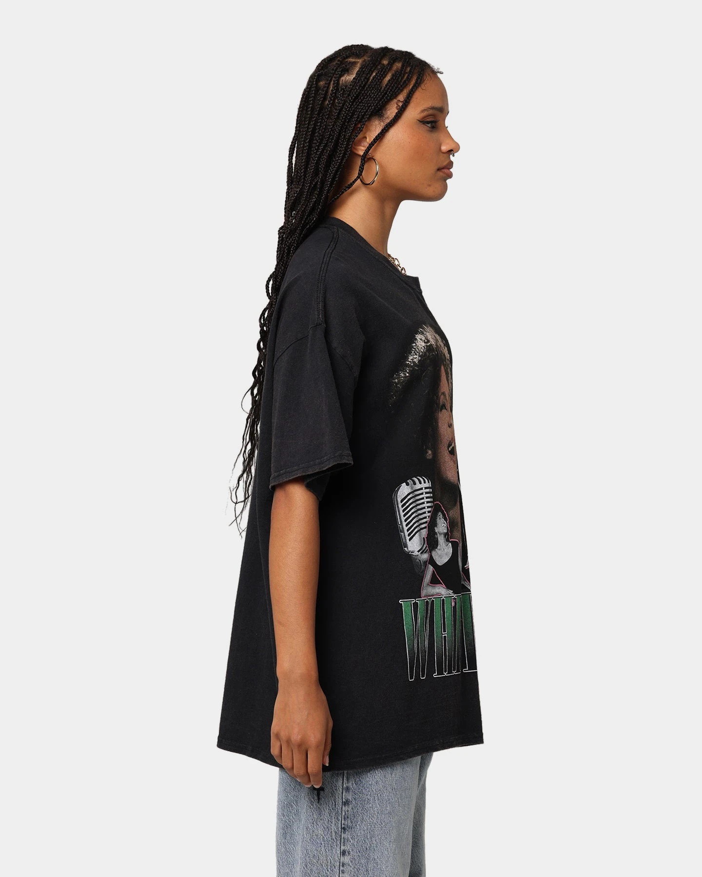 Whitney Houston Always Love You T-Shirt Black Wash 7 Whitney Houston Always Love You T-Shirt Black Wash - Image 5