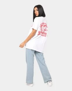 Wu Wear Merch Again & Again T-Shirt White -Sportswear Women Store 08000748 YW100 womens 0020