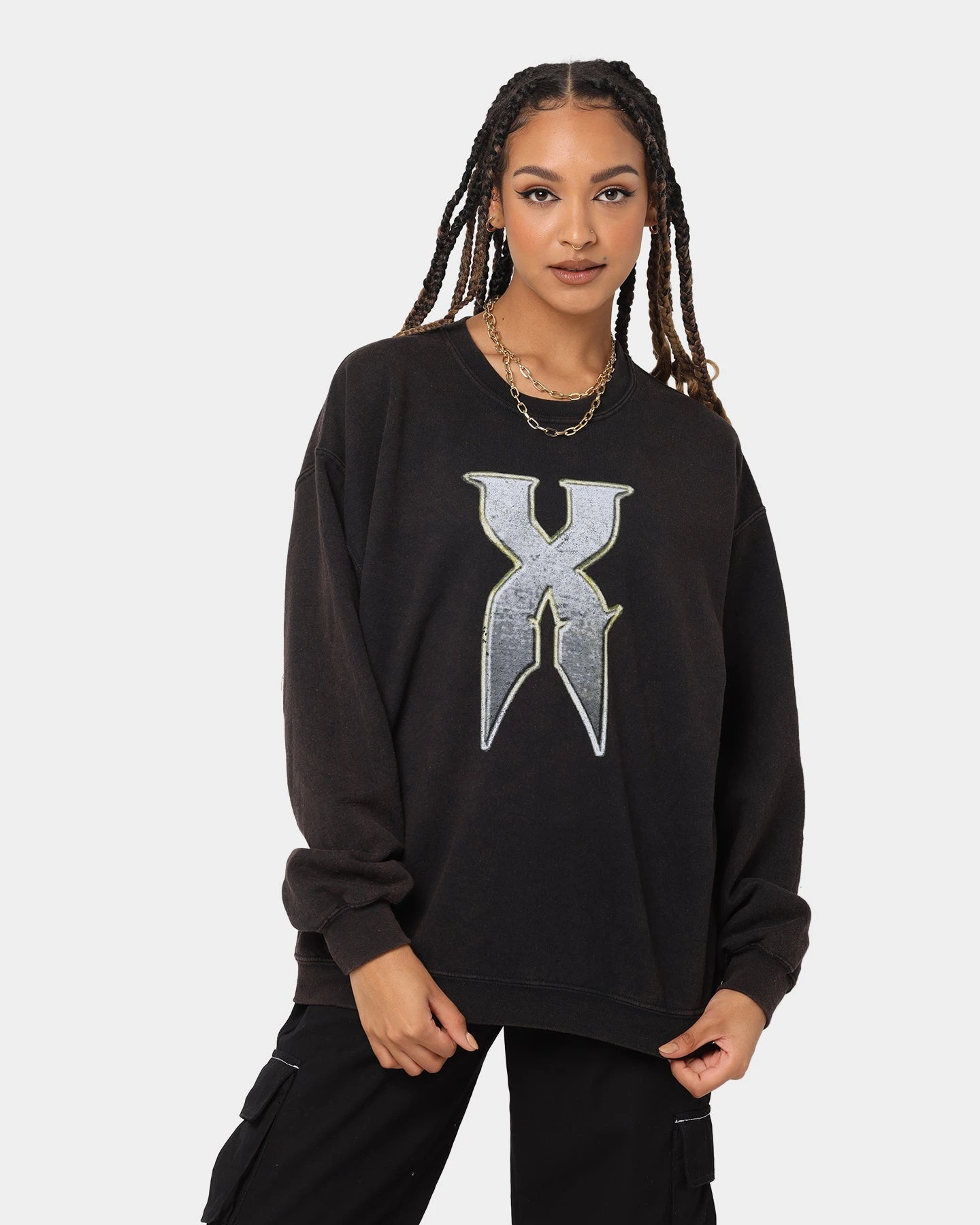 DMX X Fence Vintage Crew Black Wash 3 DMX X Fence Vintage Crew Black Wash