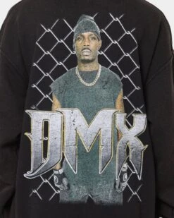 DMX X Fence Vintage Crew Black Wash 13 DMX X Fence Vintage Crew Black Wash -Sportswear Women Store 08000758 YB295 womens 0040