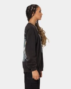 DMX X Fence Vintage Crew Black Wash 14 DMX X Fence Vintage Crew Black Wash -Sportswear Women Store 08000758 YB295 womens 0050