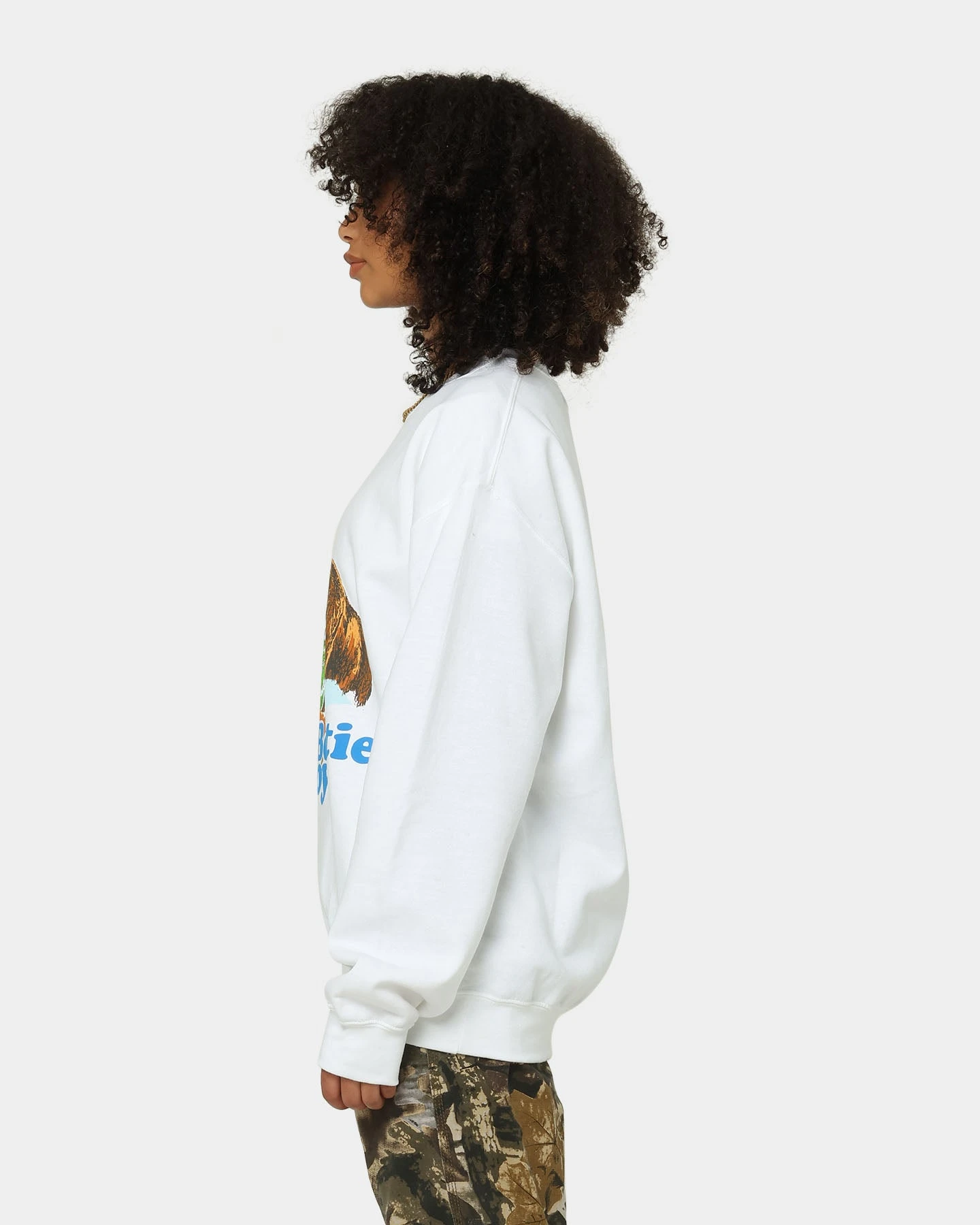 Beastie Boys Forest Animal Crewneck White 8 Beastie Boys Forest Animal Crewneck White - Image 6