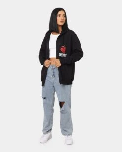 Green Day American Idiot Hoodie Black -Sportswear Women Store 08000824 YB001 womens 0080