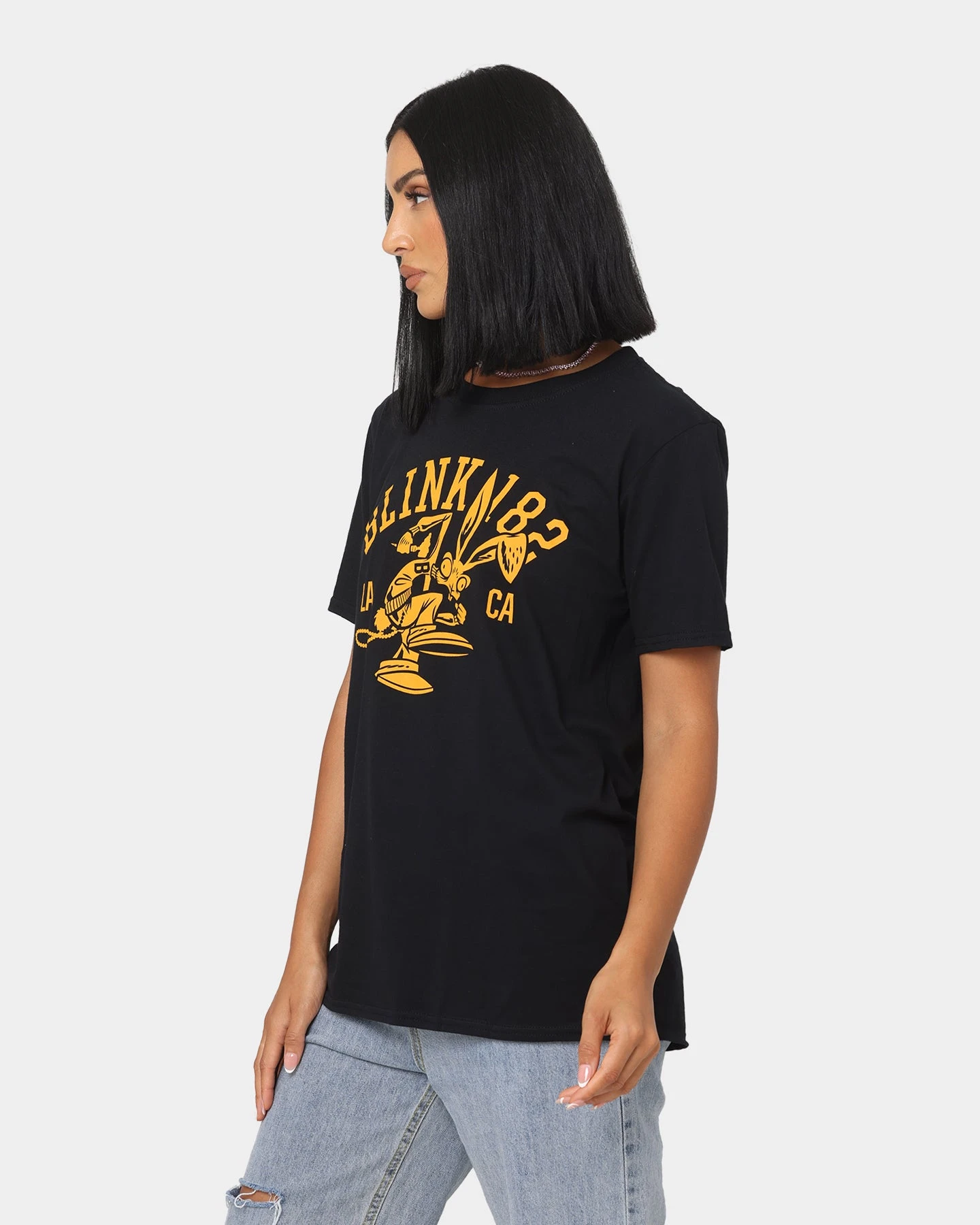 Blink 182 College Mascot T-Shirt Black 8 Blink 182 College Mascot T-Shirt Black - Image 6