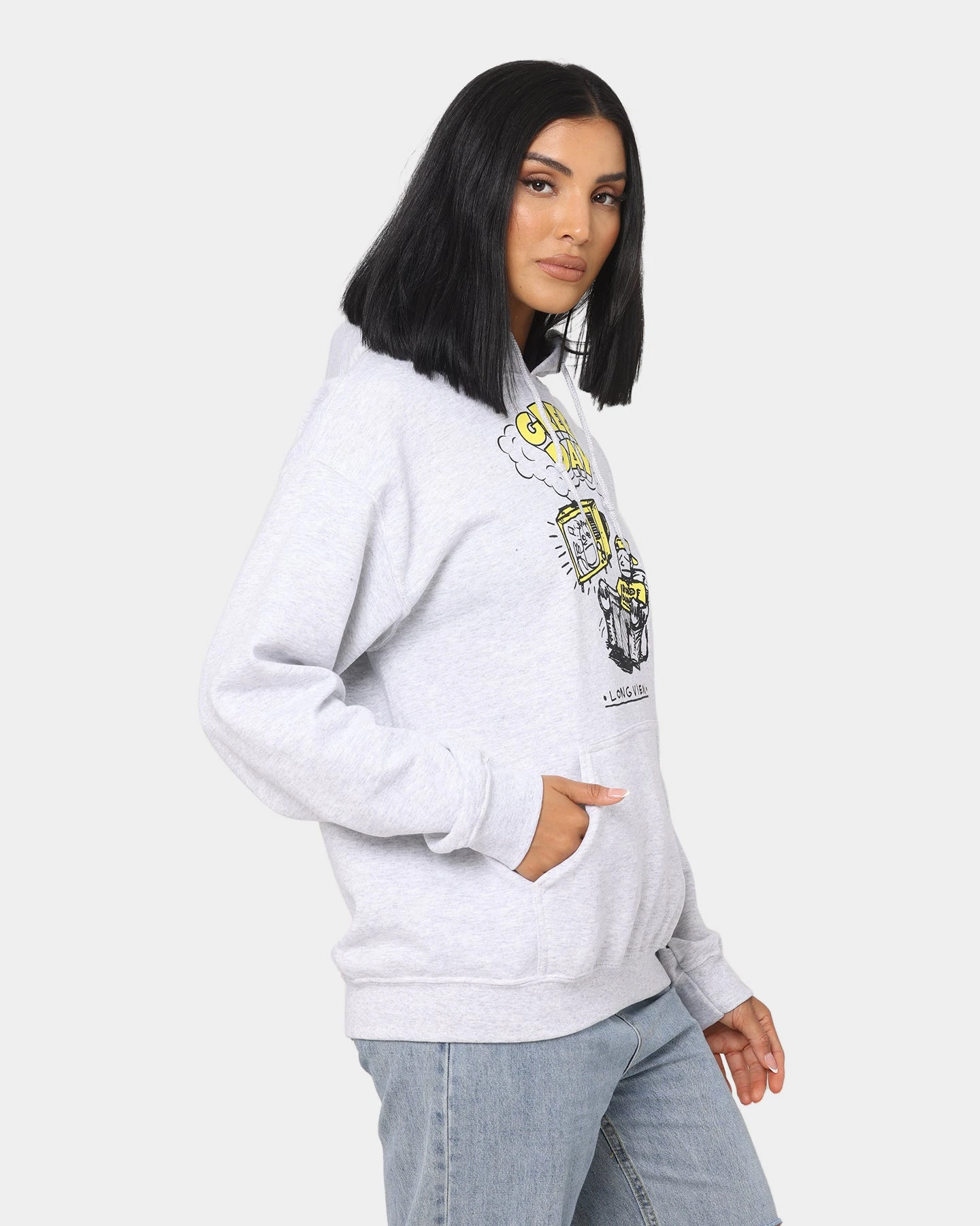 Green Day Longview Doodle Hoodie Off White 7 Green Day Longview Doodle Hoodie Off White - Image 5