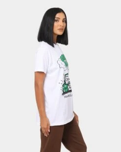 Green Day Welcome To Paradise T-Shirt White -Sportswear Women Store 08000856 YW100 womens 0050