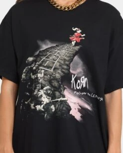 Korn Follow The Leader T-Shirt Black -Sportswear Women Store 08000906 YB001 womens 0030