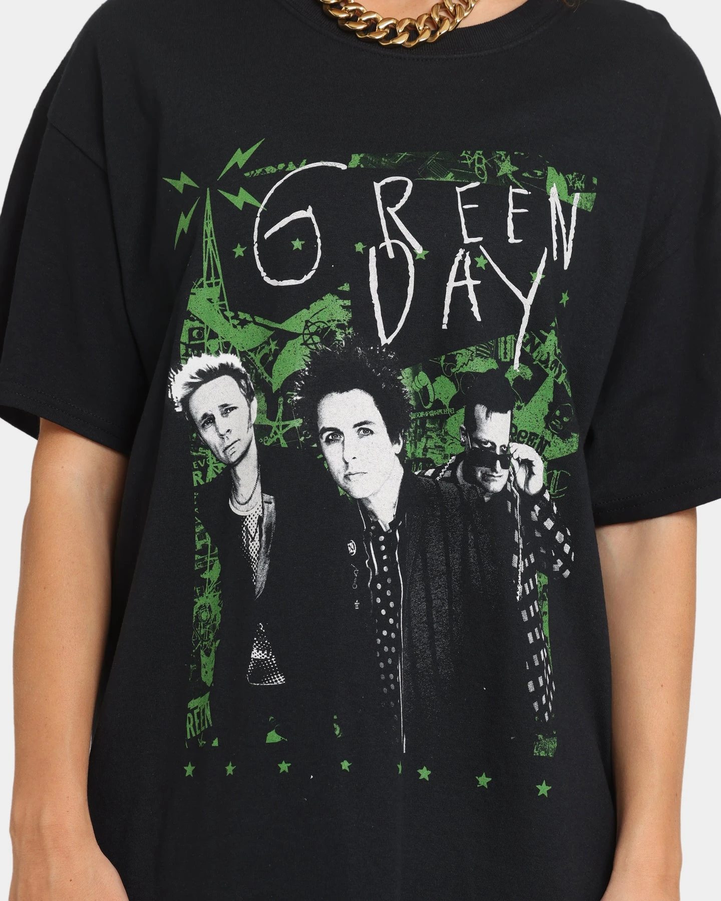 Green Day Green Lean T-Shirt Black 5 Green Day Green Lean T-Shirt Black - Image 3