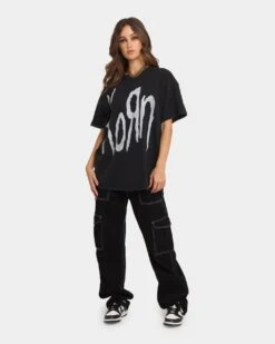 Korn Korn T-Shirt Black -Sportswear Women Store 08000917 YB001 womens 0020