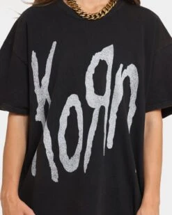 Korn Korn T-Shirt Black -Sportswear Women Store 08000917 YB001 womens 0030