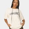 Gorillaz Writing Logo T-Shirt Off White -Sportswear Women Store 08000934 YO007 womens 0010