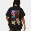 Gorillaz Writing Logo Vintage T-Shirt Washed Black