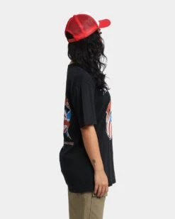The Rolling Stones American Tour 1981 T-Shirt Black Wash -Sportswear Women Store 08000945 YB295 womens 0050