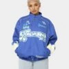 Brockhampton Flame Racing Jacket Royal Blue -Sportswear Women Store 08000967 YR189 womens 0010