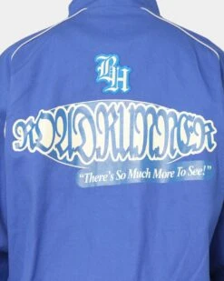 Brockhampton Flame Racing Jacket Royal Blue 14 Brockhampton Flame Racing Jacket Royal Blue -Sportswear Women Store 08000967 YR189 womens 0040