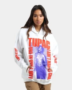 Tupac I Ain't Mad At Cha Hoodie White