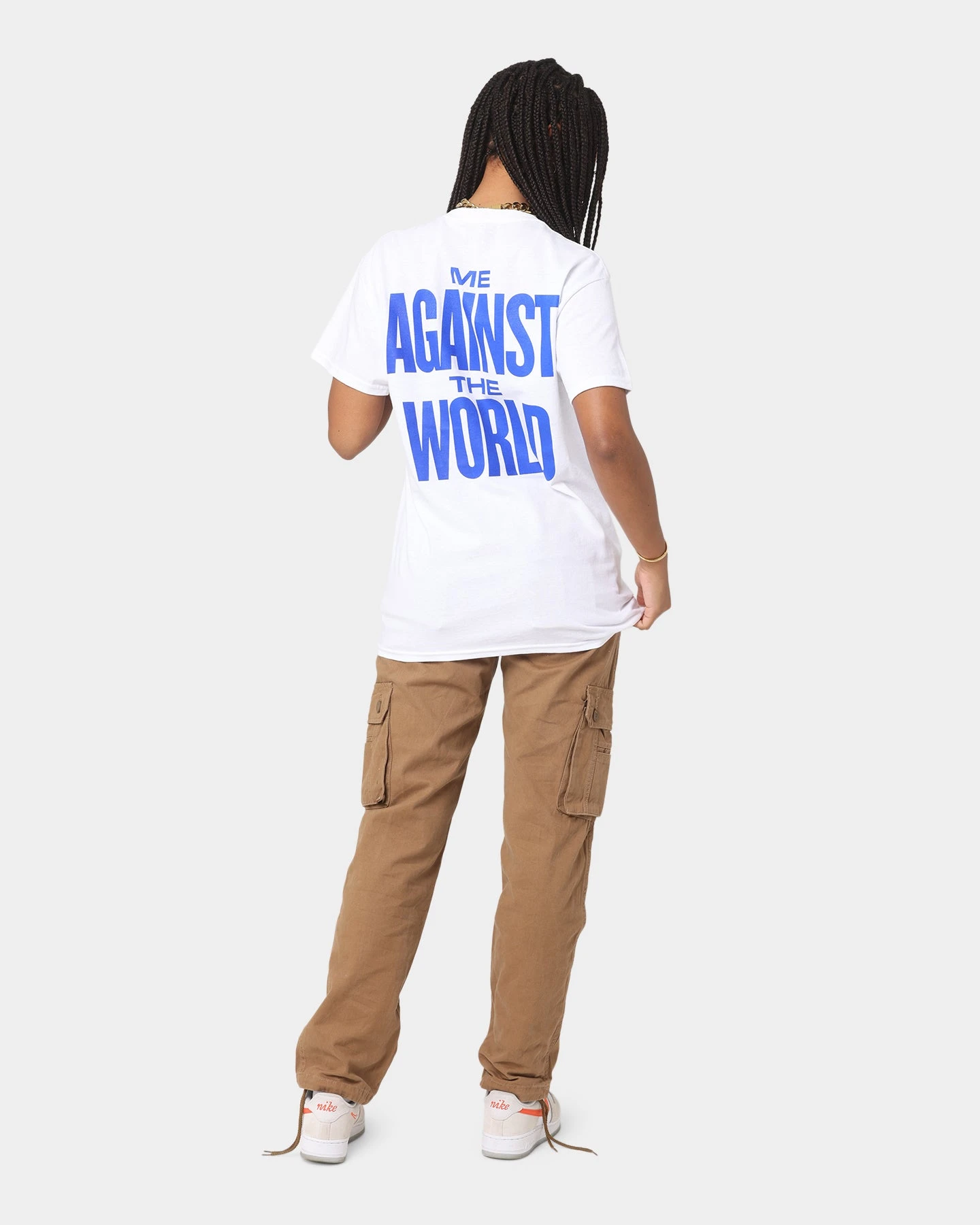 Tupac Me Against The World T-Shirt White 4 Tupac Me Against The World T-Shirt White - Image 2