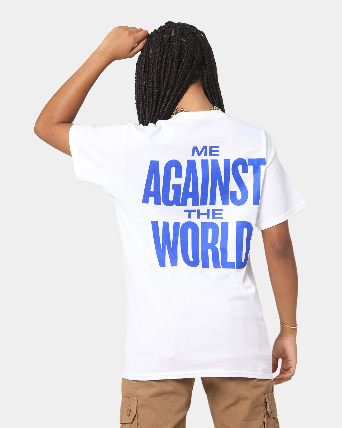 Tupac Me Against The World T-Shirt White 10 Tupac Me Against The World T-Shirt White - Image 8