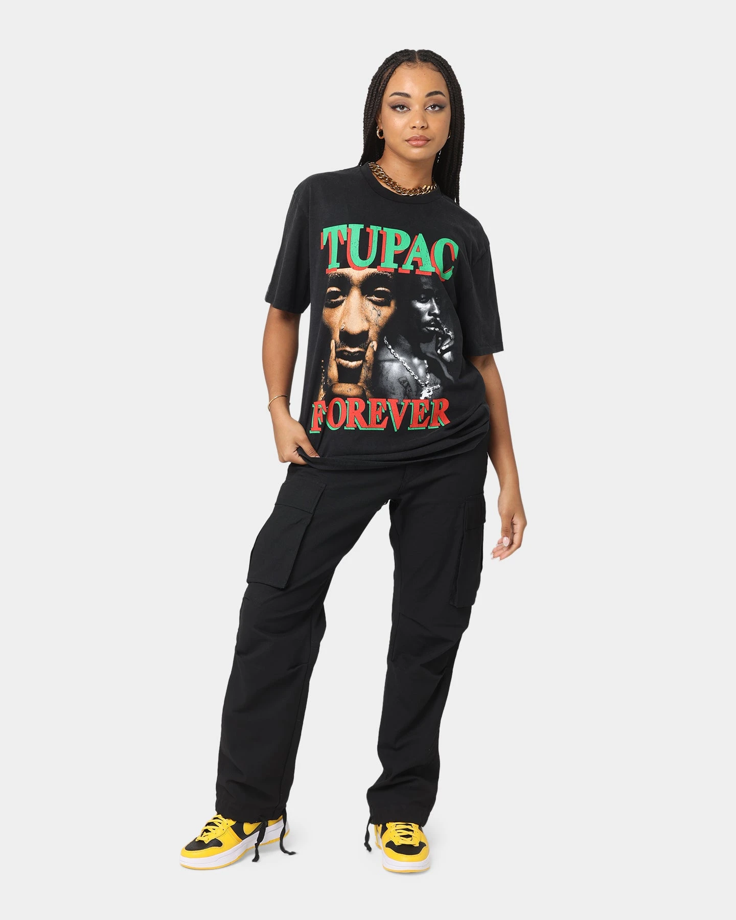 Tupac Forever T-Shirt Black Wash 10 Tupac Forever T-Shirt Black Wash - Image 8