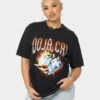Doja Cat Planet Her Space T-Shirt Black Wash 2 Doja Cat Planet Her Space T-Shirt Black Wash -Sportswear Women Store 08000994 YB295 womens 0010