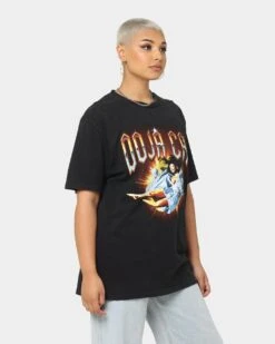 Doja Cat Planet Her Space T-Shirt Black Wash -Sportswear Women Store 08000994 YB295 womens 0050