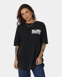 Nas Stillmatic 2001 T-Shirt Washed Black -Sportswear Women Store 08001009 YW607 womens 0080