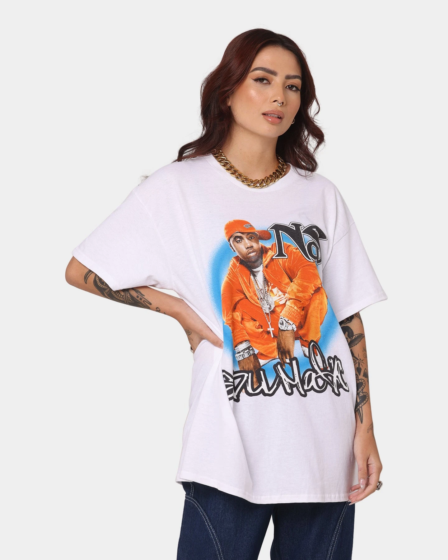 Nas Stillmatic Retro T-Shirt Black 3 Nas Stillmatic Retro T-Shirt Black