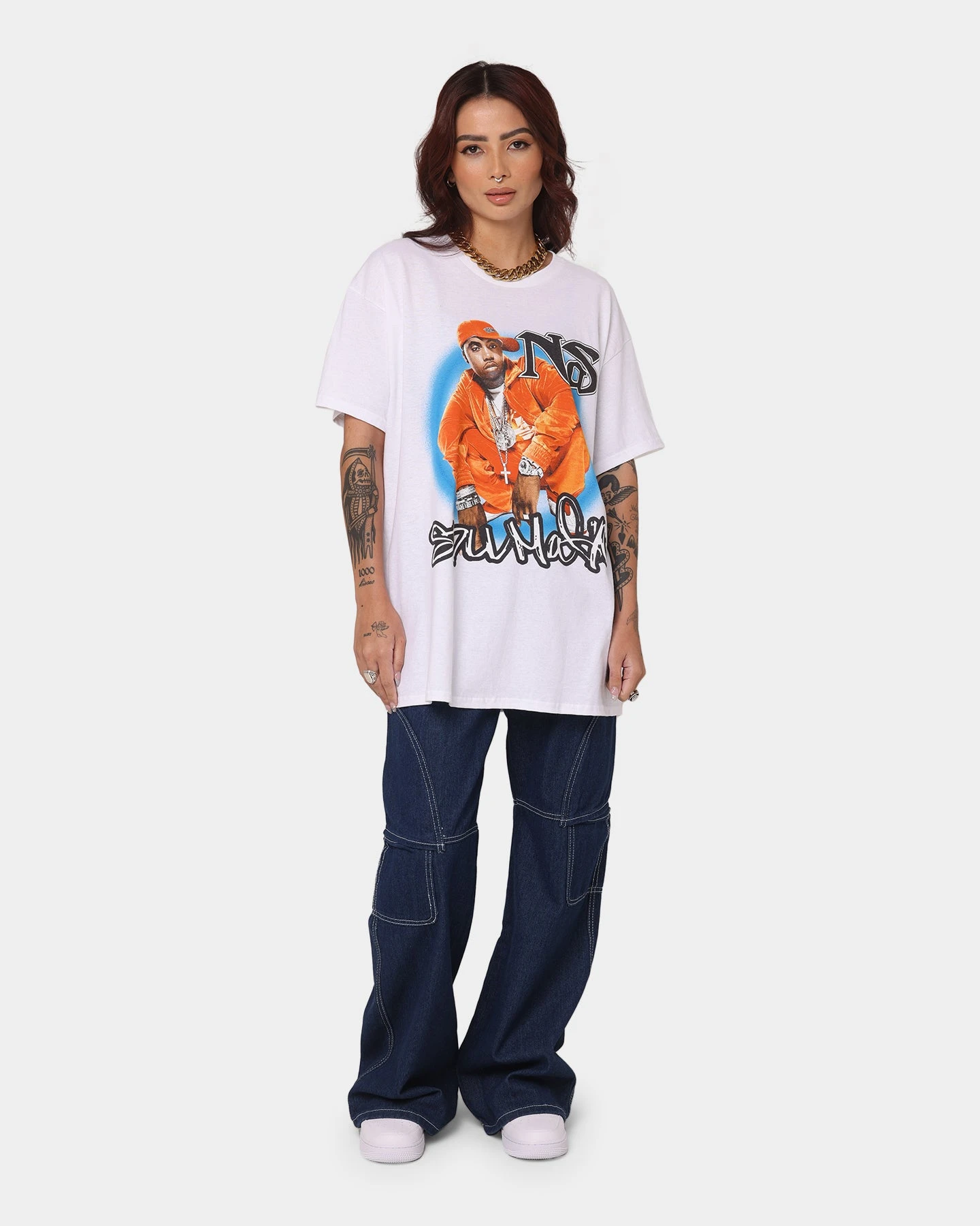 Nas Stillmatic Retro T-Shirt Black 4 Nas Stillmatic Retro T-Shirt Black - Image 2