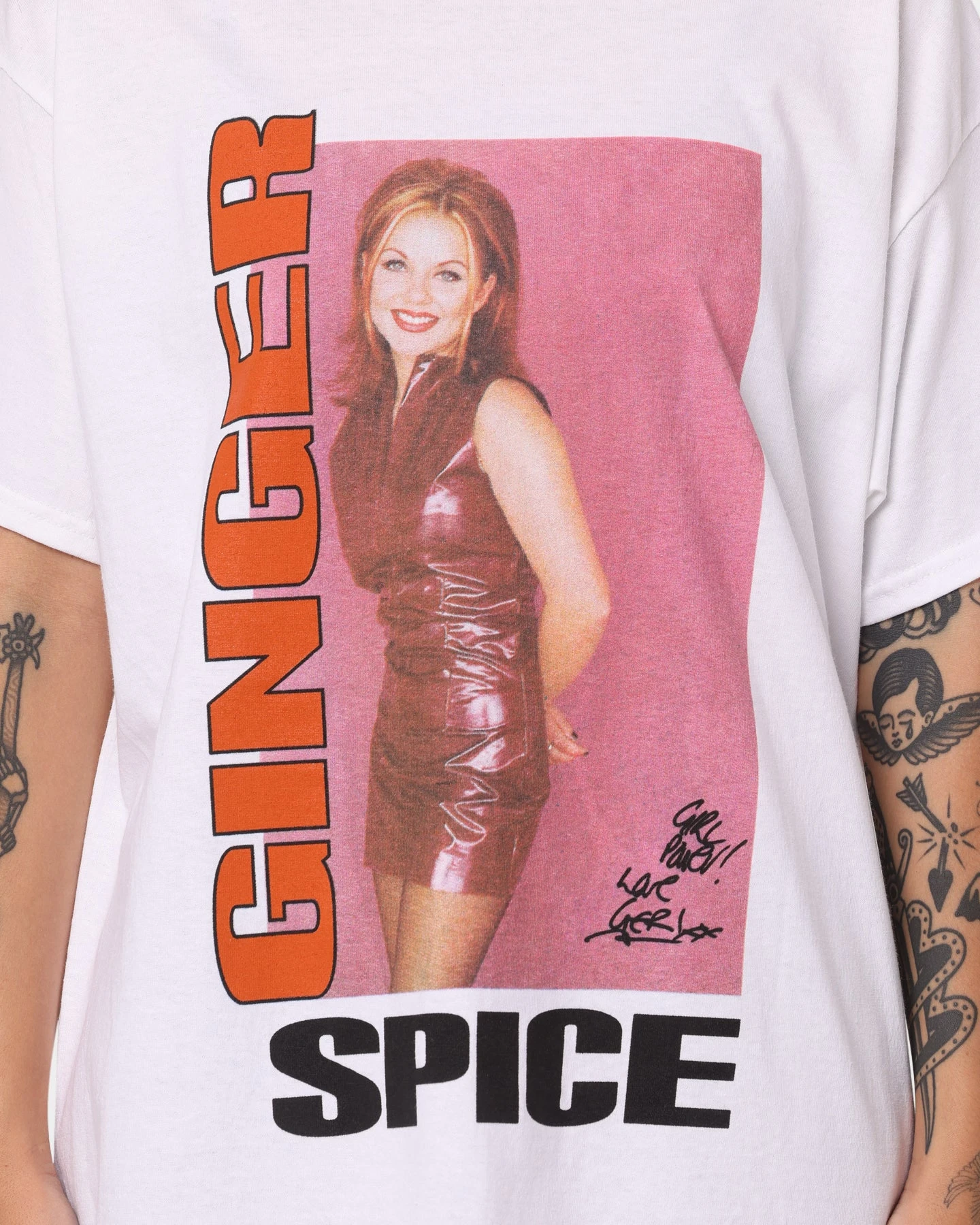 Spice Girls Ginger Spice T-Shirt White 5 Spice Girls Ginger Spice T-Shirt White - Image 3