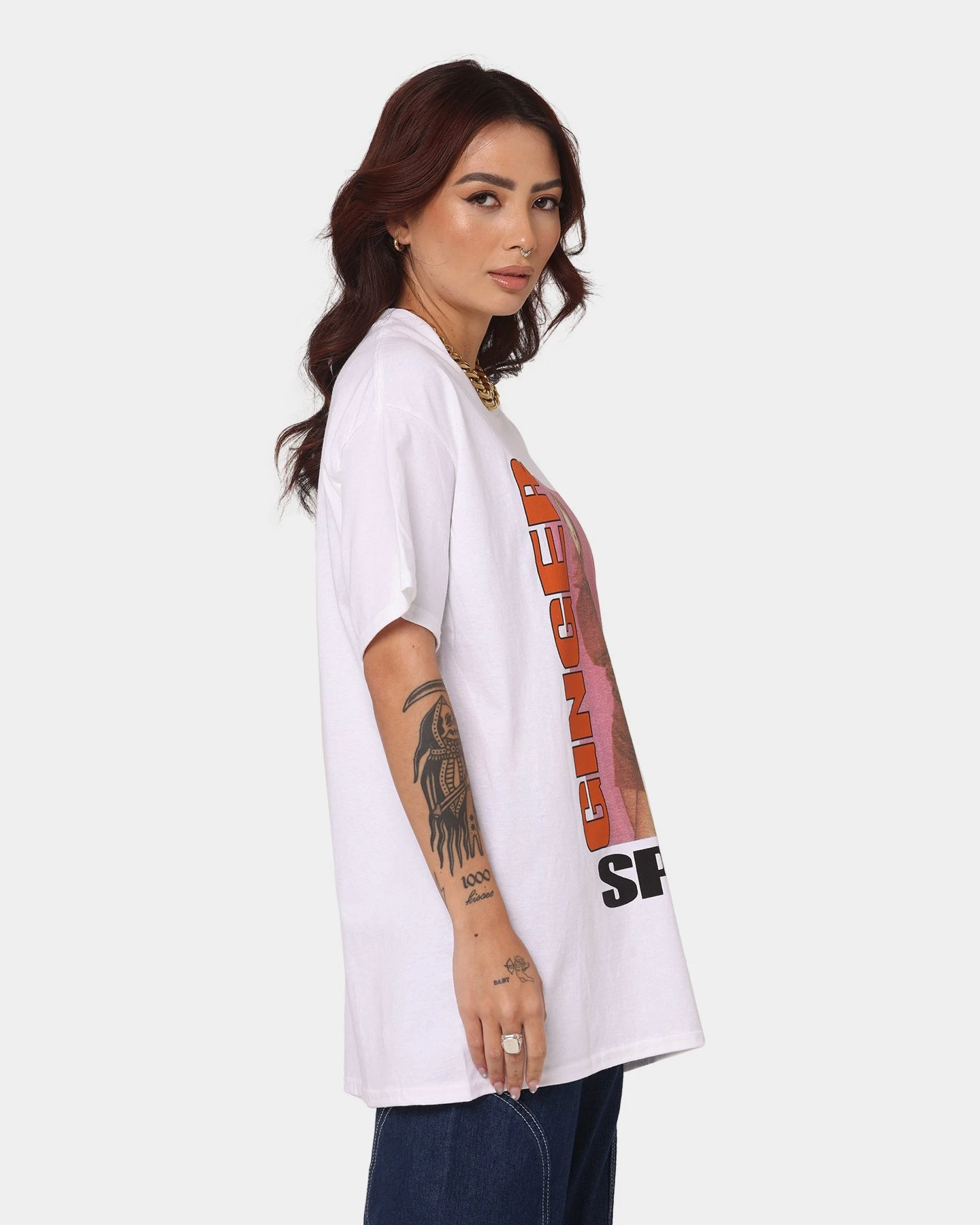 Spice Girls Ginger Spice T-Shirt White 7 Spice Girls Ginger Spice T-Shirt White - Image 5