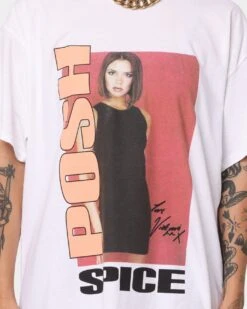 Spice Girls Posh Spice T-Shirt White 10 Spice Girls Posh Spice T-Shirt White -Sportswear Women Store 08001020 YW100 womens 0030