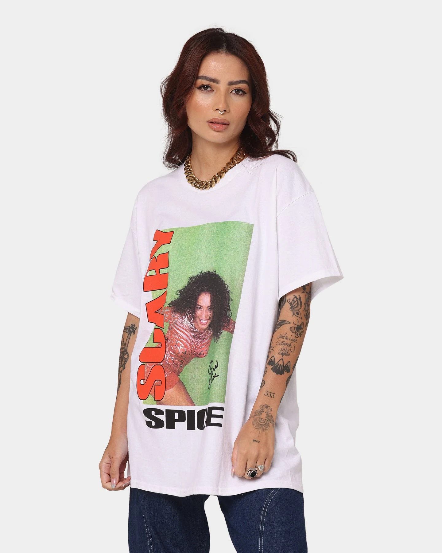 Spice Girls Scary Spice T-Shirt White 3 Spice Girls Scary Spice T-Shirt White
