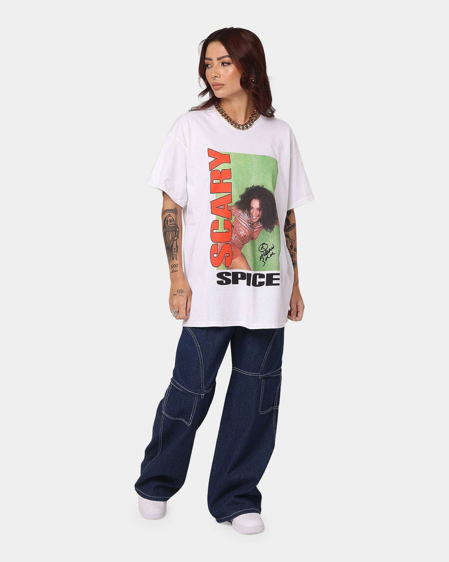 Spice Girls Scary Spice T-Shirt White 4 Spice Girls Scary Spice T-Shirt White - Image 2