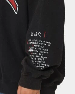 Notorious B.I.G Biggie Tracklist Crewneck Black -Sportswear Women Store 08001030 YB001 womens 00100