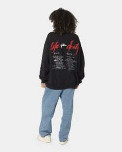 Notorious B.I.G Biggie Tracklist Crewneck Black -Sportswear Women Store 08001030 YB001 womens 0020