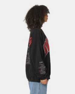 Notorious B.I.G Biggie Tracklist Crewneck Black -Sportswear Women Store 08001030 YB001 womens 0050