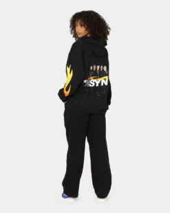 NSYNC Flame Photo Hoodie Black -Sportswear Women Store 08001037 YB001 womens 0030