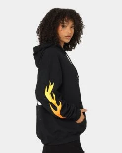 NSYNC Flame Photo Hoodie Black -Sportswear Women Store 08001037 YB001 womens 0060