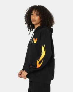 NSYNC Flame Photo Hoodie Black -Sportswear Women Store 08001037 YB001 womens 0070