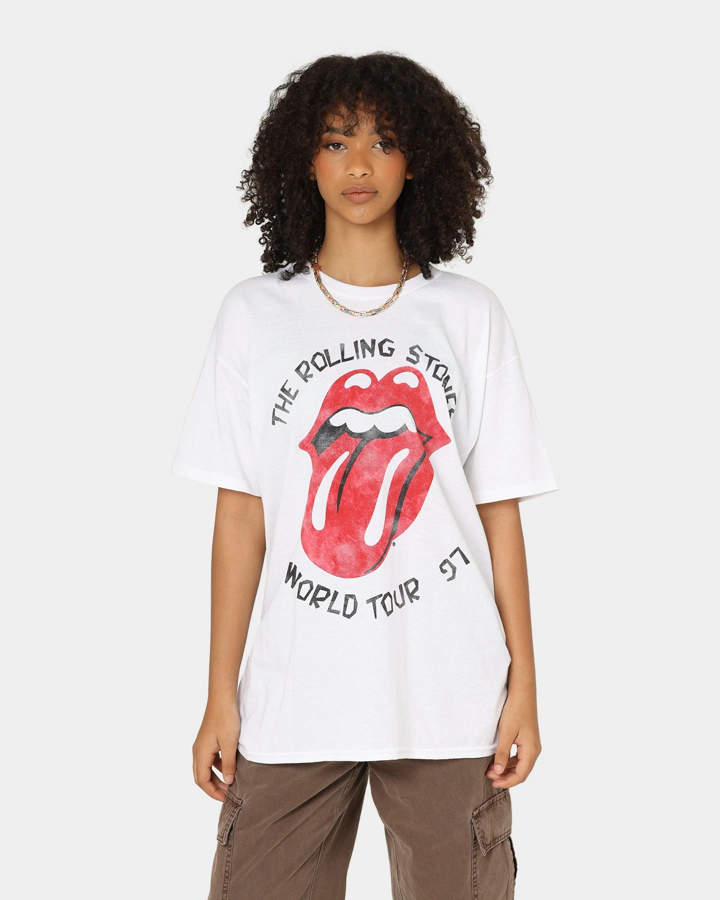 The Rolling Stones Bridges To Babylon '97 T-Shirt White 3 The Rolling Stones Bridges To Babylon '97 T-Shirt White