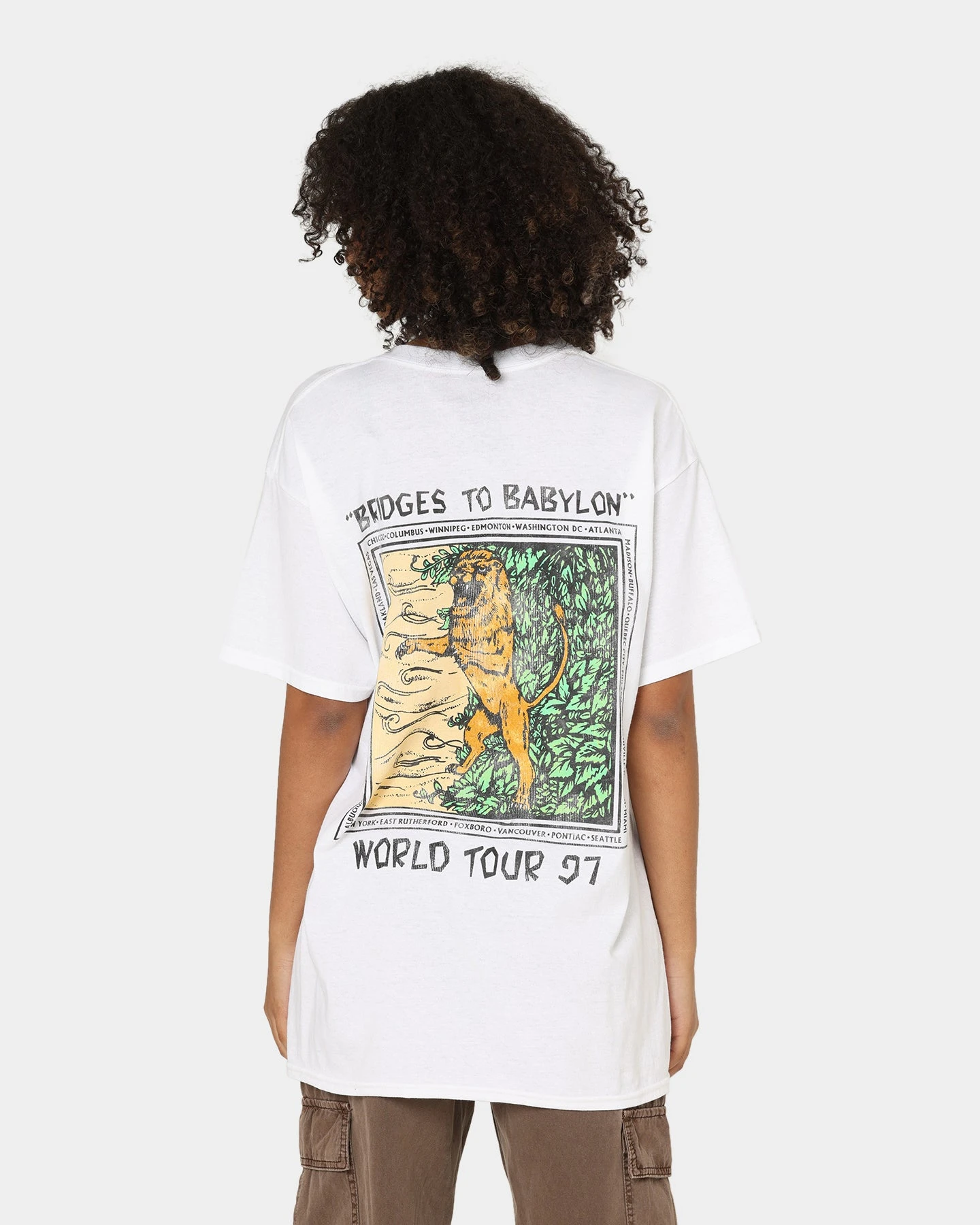 The Rolling Stones Bridges To Babylon '97 T-Shirt White 4 The Rolling Stones Bridges To Babylon '97 T-Shirt White - Image 2