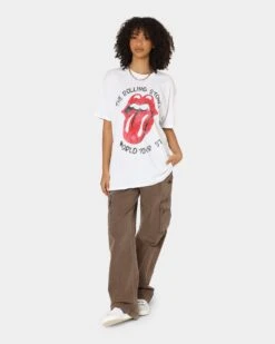 The Rolling Stones Bridges To Babylon '97 T-Shirt White 12 The Rolling Stones Bridges To Babylon '97 T-Shirt White -Sportswear Women Store 08001040 YW100 womens 0030