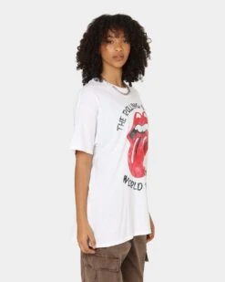 The Rolling Stones Bridges To Babylon '97 T-Shirt White 15 The Rolling Stones Bridges To Babylon '97 T-Shirt White -Sportswear Women Store 08001040 YW100 womens 0060