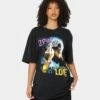 Tupac Cali Love T-Shirt Washed Black