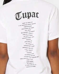 TUPAC Keep Ya Head Up T-Shirt White -Sportswear Women Store 08001047 YW100 womens 0050