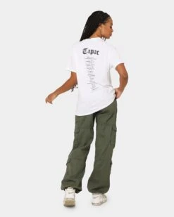 TUPAC Keep Ya Head Up T-Shirt White -Sportswear Women Store 08001047 YW100 womens 0080