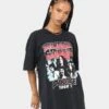 Black Sabbath Sabotage Tour '75 T-Shirt Washed Black -Sportswear Women Store 08001048 YW607 womens 0010
