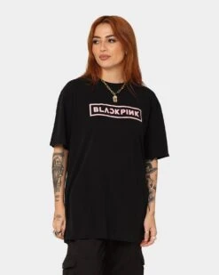 Black Pink Black Pink Album T-Shirt Washed Black