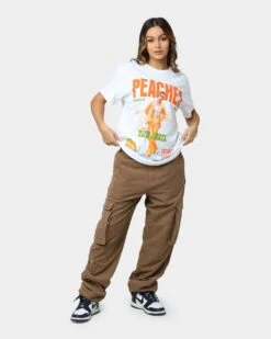 Justin Bieber Peaches T-Shirt White -Sportswear Women Store 08001067 YW100 womens 0020